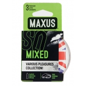 Презервативы в пластиковом кейсе MAXUS AIR Mixed - 3 шт. - Maxus - купить с доставкой в Братске