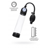 Прозрачная механическая помпа Roald с манометром - Sexus - в Братске купить с доставкой