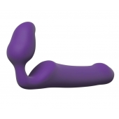 Фиолетовый безремневой страпон Queens L - Adrien Lastic - купить с доставкой в Братске