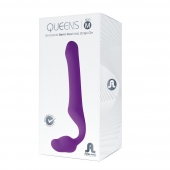 Лиловый безремневой страпон Queens M - Adrien Lastic - купить с доставкой в Братске