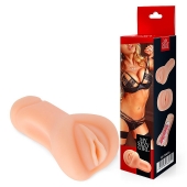 Телесный реалистичный мастурбатор в виде вагины - Bior toys - в Братске купить с доставкой