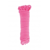 Розовая веревка для связывания Sweet Caress Rope - 10 метров - Sweet Caress - купить с доставкой в Братске