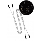 Регулируемые зажимы для сосков Sweet Caress Nipple Chain - Sweet Caress - купить с доставкой в Братске
