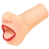 Мастурбатор-ротик с алыми губами - ToyFa - в Братске купить с доставкой