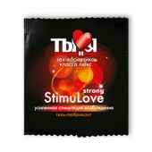 Разогревающий гель-лубрикант Stimulove Strong в одноразовой упаковке - 4 гр. - Биоритм - купить с доставкой в Братске