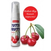 Гель-смазка Tutti-frutti с вишнёвым вкусом - 30 гр. - Биоритм - купить с доставкой в Братске