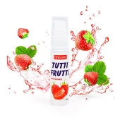 Гель-смазка Tutti-frutti с земляничным вкусом - 30 гр. - Биоритм - купить с доставкой в Братске
