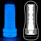 Светящийся в темноте мастурбатор Lumino Play Masturbator Ribbed - Lovetoy - в Братске купить с доставкой