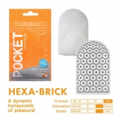 Карманный мастурбатор HEXA-BRICK - Tenga - в Братске купить с доставкой