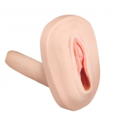 Мастурбатор-вагина с вибрацией и выносным пультом управления REALSTUFF SMOOTH   BALD - Dream Toys - в Братске купить с доставкой