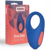 Синее эрекционное кольцо RRRING First Date Cock Ring - FeelzToys - в Братске купить с доставкой