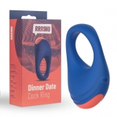 Синее эрекционное кольцо RRRING Dinner Date Cock Ring - FeelzToys - в Братске купить с доставкой
