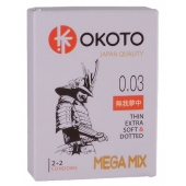 Набор из 4 презервативов OKOTO MegaMIX - Sitabella - купить с доставкой в Братске