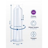 Презервативы MY.SIZE размер 69 - 3 шт. - My.Size - купить с доставкой в Братске