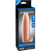 Телесная насадка Real Feel Enhancer XL - 17 см. - Pipedream - в Братске купить с доставкой