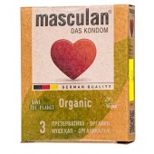 Экологически чистые презервативы Masculan Organic - 3 шт. - Masculan - купить с доставкой в Братске