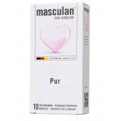 Супертонкие презервативы Masculan Pur - 10 шт. - Masculan - купить с доставкой в Братске