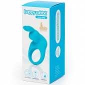 Голубое эрекционное виброкольцо Happy Rabbit Rechargeable Rabbit Cock Ring - Happy Rabbit - в Братске купить с доставкой