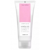 Смазка на водной основе Mixgliss Sweet с ароматом бабл-гам - 70 мл. - Mixgliss - купить с доставкой в Братске