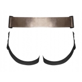 Бронзовый пояс для насадок Curious Harness - Strap-on-me - купить с доставкой в Братске