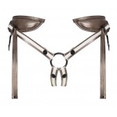 Бронзовый пояс для насадок Desirous Harness - Strap-on-me - купить с доставкой в Братске