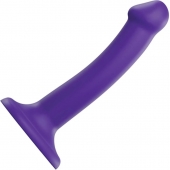 Фиолетовый фаллоимитатор-насадка Strap-On-Me Dildo Dual Density size S - 17 см. - Strap-on-me - купить с доставкой в Братске