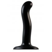 Черный фаллоимитатор-насадка Strap-On-Me P G spot Dildo size S - 16,4 см. - Strap-on-me - купить с доставкой в Братске