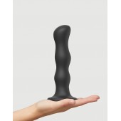 Черная насадка Strap-On-Me Dildo Geisha Balls size XL - Strap-on-me - купить с доставкой в Братске