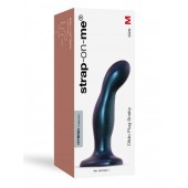 Темно-синяя насадка Strap-On-Me Dildo Plug Snaky size M - Strap-on-me - купить с доставкой в Братске