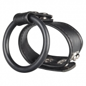 Двойное кольцо выносливости на пенис DUAL STAMINA RING - BlueLine - в Братске купить с доставкой