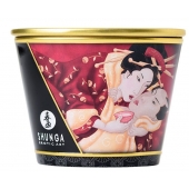 Массажная  свеча Sparkling Strawberry Wine с ароматом клубничного вина - 170 мл. - Shunga - купить с доставкой в Братске