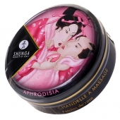 Массажная свеча Rose Petals с ароматом розы - 30 мл. - Shunga - купить с доставкой в Братске