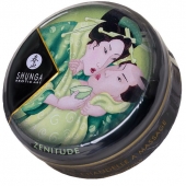 Массажная свеча Exotic Green Tea с ароматом зелёного чая - 30 мл. - Shunga - купить с доставкой в Братске