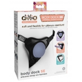 Черные трусики для страпона Body Dock SE на регулируемых ремнях - Pipedream - купить с доставкой в Братске
