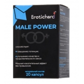 Капсулы для мужчин Erotichard male power - 20 капсул (0,370 гр.) - Erotic Hard - купить с доставкой в Братске