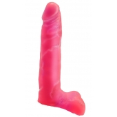 Розовая насадка-фаллос для трусиков Harness - 16,5 см. - LOVETOY (А-Полимер) - купить с доставкой в Братске