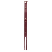 Бордовый ремень Halo Waist Belt - размер L-XL - Shots Media BV - купить с доставкой в Братске