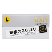 Презервативы Sagami Original 0.02 L-size увеличенного размера - 5 шт. - Sagami - купить с доставкой в Братске
