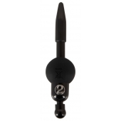 Черный уретральный вибростимулятор Vibrating Penis Plug - Orion - купить с доставкой в Братске
