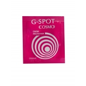 Стимулирующий интимный крем для женщин Cosmo G-spot - 2 гр. - Биоритм - купить с доставкой в Братске
