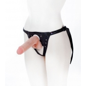 Страпон с поясом Harness - 19 см. - LOVETOY (А-Полимер) - купить с доставкой в Братске