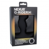 Черный вибромассажер простаты Nexus G-Rider+ - 12,6 см. - Nexus Range - в Братске купить с доставкой Черный вибромассажер простаты Nexus G-Rider+ - 12,6 см. - Nexus Range - в Братске купить с доставкой