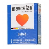 Презервативы с пупырышками Masculan Dotted - 3 шт. - Masculan - купить с доставкой в Братске