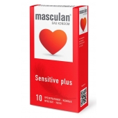 Презервативы Masculan Sensitive plus - 10 шт. - Masculan - купить с доставкой в Братске