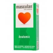 Презервативы анатомической формы Masculan Anatomic - 10 шт. - Masculan - купить с доставкой в Братске