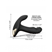 Черный вибромассажер простаты Multi P-Joy с 3 моторами - Dorcel - в Братске купить с доставкой