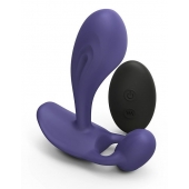 Темно-синий вибромассажер Witty P G Vibrator with Remote Control - Love to Love - в Братске купить с доставкой