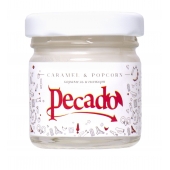 Массажная свеча Caramel   Popcorn - 35 мл. - Pecado - купить с доставкой в Братске