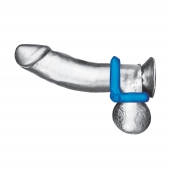 Комплект из 2 эрекционных колец-восьмерок 2-Pack Duo Cock And Ball Stamina Enhancement Ring - BlueLine - в Братске купить с доставкой
