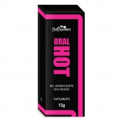 Гель для оральных ласк Oral Hot с согревающим эффектом - 15 гр. - HotFlowers - купить с доставкой в Братске